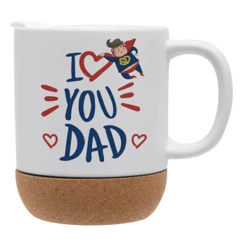 Super Dad, Ceramic coffee mug Cork (MAT), 330ml