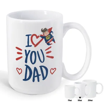 Super Dad, Κούπα Mega, κεραμική, 450ml