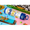 Easter candle, Childrens hot water bottle, stainless steel, with safety straw, BLUE (500ml)