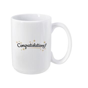 Congratulations, Κούπα Mega, κεραμική, 450ml