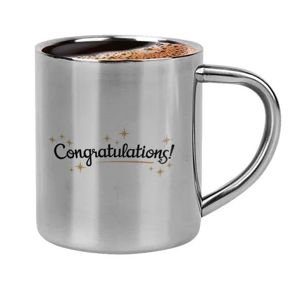 Congratulations — Κουπάκι μεταλλικό διπλού τοιχώματος για espresso (220ml)