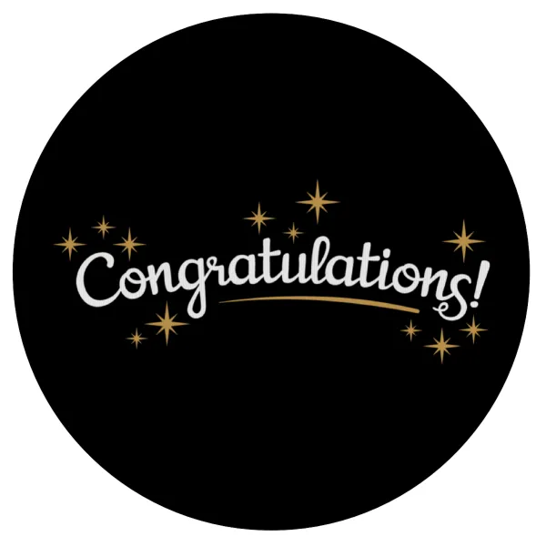 Congratulations — 1