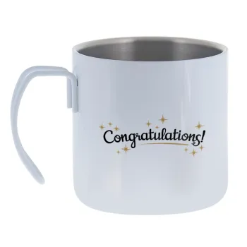 Congratulations — Κούπα Ανοξείδωτη διπλού τοιχώματος 400ml