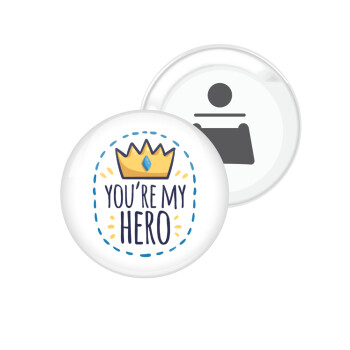 Dad, you are my hero!, Μαγνητάκι και ανοιχτήρι μπύρας στρογγυλό διάστασης 5,9cm