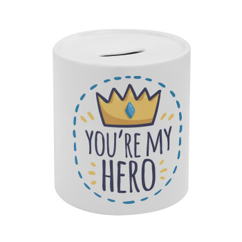 Dad, you are my hero!, Κουμπαράς πορσελάνης με τάπα