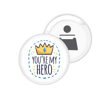 Dad, you are my hero!, Μαγνητάκι και ανοιχτήρι μπύρας στρογγυλό διάστασης 5,9cm