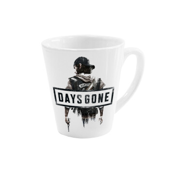 Day's Gone, Κούπα κωνική Latte Λευκή, κεραμική, 300ml