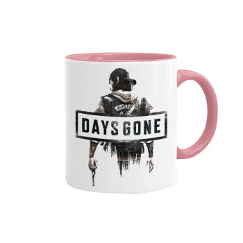 Day's Gone, Mug colored pink, ceramic, 330ml