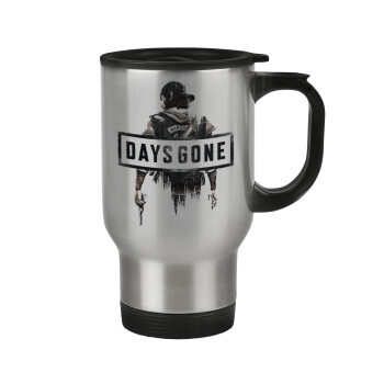 Day's Gone, Stainless steel travel mug with lid, double wall 450ml