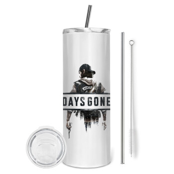 Day's Gone, Tumbler stainless steel 600ml, with metal straw & cleaning brush