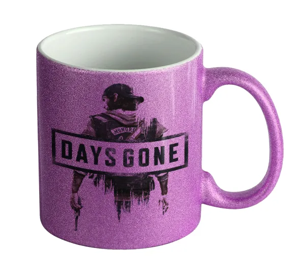 Day's Gone — Κούπα Μωβ Glitter που γυαλίζει, κεραμική, 330ml
