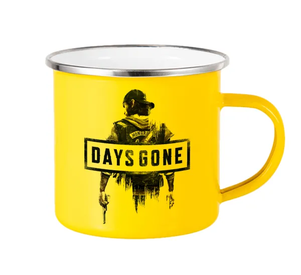 Day's Gone — Yellow Enamel Metallic Cup 360ml