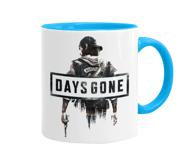 Day's Gone — Κούπα χρωματιστή γαλάζια, κεραμική, 330ml