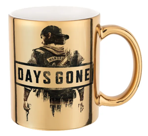 Day's Gone — Mug ceramic, gold mirror, 330ml