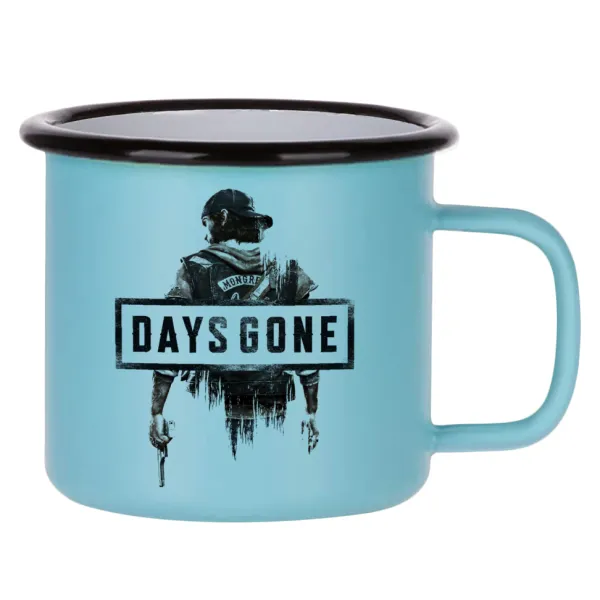 Day's Gone — Κούπα Μεταλλική εμαγιέ ΜΑΤ σιέλ 360ml