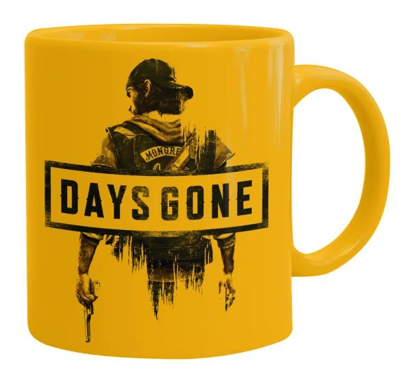 Day's Gone — Ceramic coffee mug yellow, 330ml