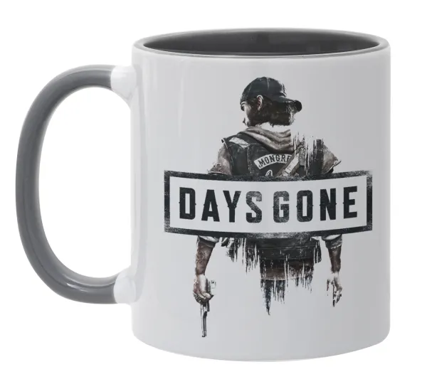 Day's Gone — Κούπα χρωματιστή γκρι, κεραμική, 330ml