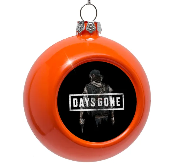 Day's Gone — Στολίδι Χριστουγεννιάτικη μπάλα δένδρου Πορτοκαλί 8cm
