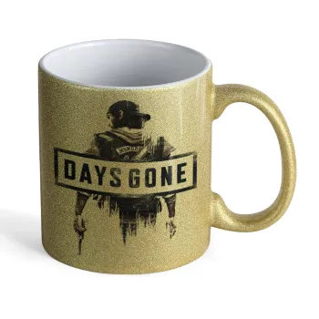 Day's Gone, Κούπα Χρυσή Glitter που γυαλίζει, κεραμική, 330ml