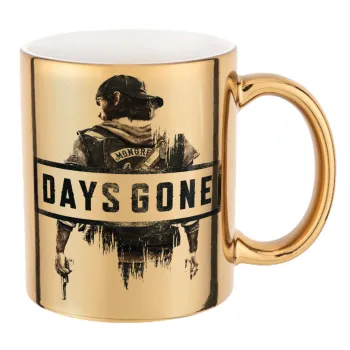 Day's Gone, Κούπα κεραμική, χρυσή καθρέπτης, 330ml