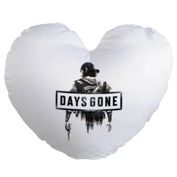 Day's Gone, Μαξιλάρι καναπέ καρδιά 40x40cm περιέχεται το  γέμισμα