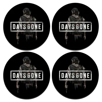 Day's Gone, ΣΕΤ 4 Σουβέρ ξύλινα στρογγυλά (9cm)