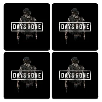 Day's Gone, ΣΕΤ 4 Σουβέρ ξύλινα τετράγωνα (9cm)