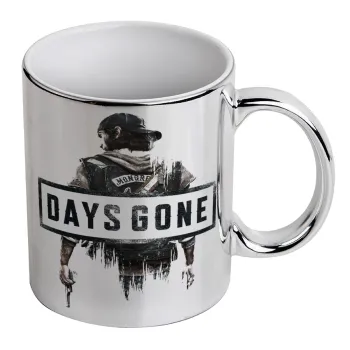 Day's Gone, Mug ceramic, silver mirror, 330ml