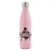 Μεταλλικό παγούρι θερμός Ροζ Ιριδίζον (Stainless steel), διπλού τοιχώματος, 500ml