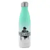 Μεταλλικό παγούρι θερμός Πράσινο/Λευκό (Stainless steel), διπλού τοιχώματος, 500ml