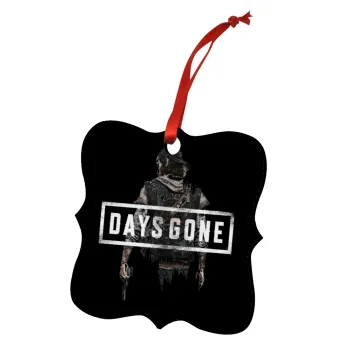 Day's Gone, Στολίδι Χριστουγεννιάτικο στολίδι polygon ξύλινο 7.5cm