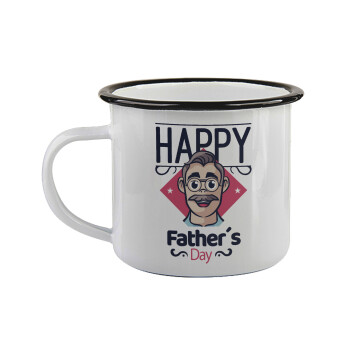 Για την γιορτή του μπαμπά!, Κούπα εμαγιέ με μαύρο χείλος 360ml