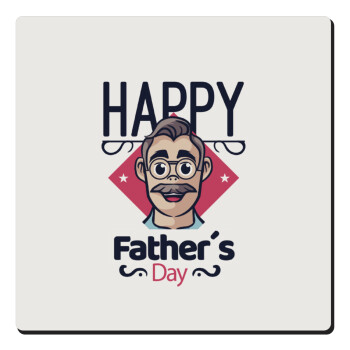 Για την γιορτή του μπαμπά!, Τετράγωνο μαγνητάκι ξύλινο 6x6cm
