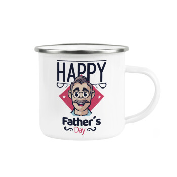 Για την γιορτή του μπαμπά!, Metallic enamel cup white 360ml