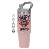 Pink color, 890ml (30oz) stainless Steel Tumbler with Handle