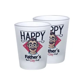 Για την γιορτή του μπαμπά!, Σφηνοπότηρα γυάλινα 45ml του πάγου (2 τεμάχια)