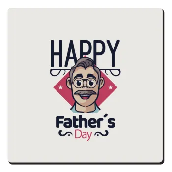 Για την γιορτή του μπαμπά!, Τετράγωνο μαγνητάκι ξύλινο 6x6cm
