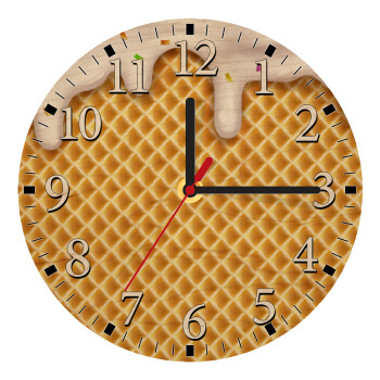 Παγωτό, Ρολόι τοίχου ξύλινο plywood (20cm)