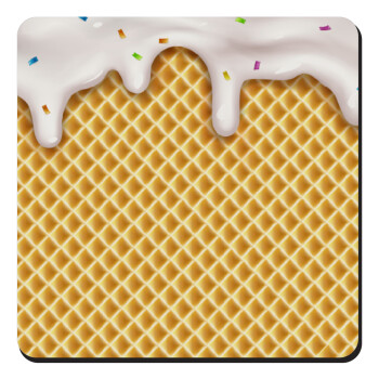 Παγωτό, Τετράγωνο μαγνητάκι ξύλινο 9x9cm