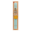 Easter Set, wooden keychain & aromatic flat Easter candle (30cm) (TURQUOISE)