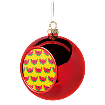 Καρπουζάκια, Χριστουγεννιάτικη μπάλα δένδρου Κόκκινη 8cm