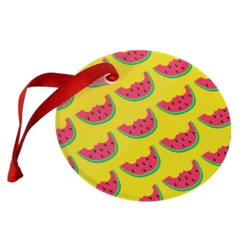 Καρπουζάκια, Christmas ornament glass 9cm