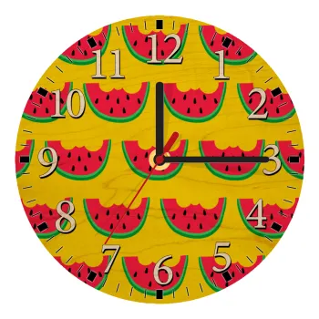 Καρπουζάκια, Ρολόι τοίχου ξύλινο plywood (20cm)