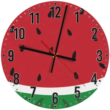 Καρπούζι, Ρολόι τοίχου ξύλινο (30cm)