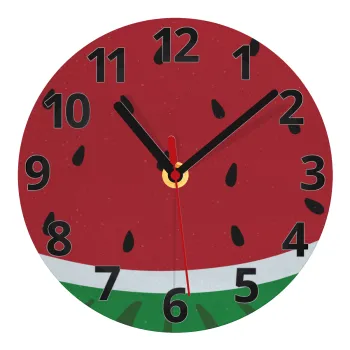 Καρπούζι, Ρολόι τοίχου γυάλινο (20cm)