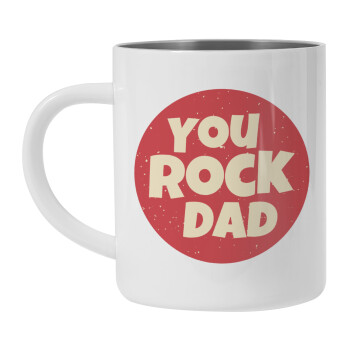 YOU ROCK DAD, Mug Stainless steel double wall 300ml