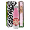 Easter Set, Metallic pink/white (Stainless steel) thermos, double-walled, 500ml & aromatic flat Easter candle (30cm) (PINK)