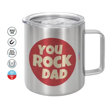 YOU ROCK DAD, Mug Stainless steel double wall 300ml