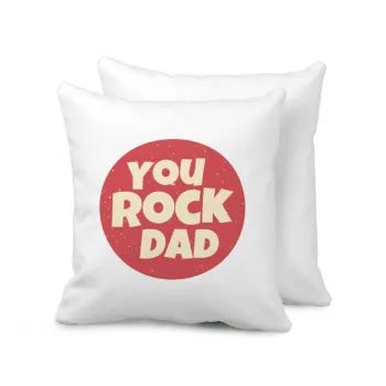 YOU ROCK DAD, Sofa cushion 40x40cm includes filling