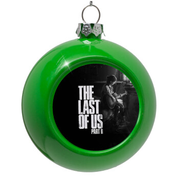 Last of us, part II, Green Christmas tree ornament bauble 8cm